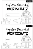 Vorschau - Arbeitsblätter - Mini-Wortschatzheft: Bauernhof (Selbstlernheft DaZ) - Seite 3