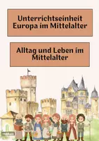 Vorschau - Arbeitsblätter - Alltag und Leben im Mittelalter - Deckblatt