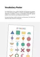 Vorschau - Poster - 2D Shapes: Vocabulary Poster (Englisch) - Seite 1