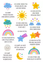 Vorschau - Poster - Affirmationsposter für Kinder | Motivationsposter | Growth Mindset & emotionale Stärke für Klassenzimmer, Kindergarten & Vorschulbereich - Seite 1