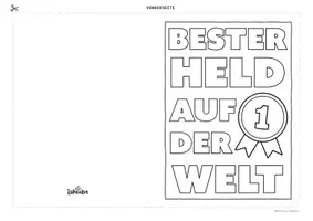 Vorschau - Arbeitsblätter - Vatertagskarte basteln - Auszeichnungen für Alltagshelden! 🏆✂️ - Seite 3