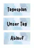 Vorschau - Poster - TAGESPLAN: Visualisierungen für dein Schulzimmer | Classroom Management - Seite 2