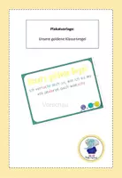 Vorschau - Poster - Goldene Klassenregel - Deckblatt