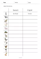 Vorschau - Arbeitsblätter - Farm: Vocabulary Worksheet 3 (Englisch) - Seite 2