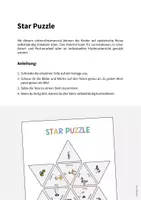 Vorschau - Stationenlernen - Farm: Star Puzzle (Englisch) - Seite 1