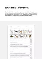 Vorschau - Arbeitsblätter - Farm: What am I? - Worksheet (Englisch) - Seite 1