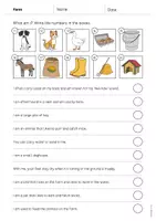Vorschau - Arbeitsblätter - Farm: What am I? - Worksheet (Englisch) - Seite 3