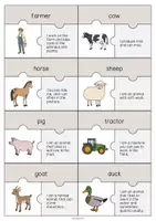 Vorschau - Stationenlernen - Farm: Puzzle (Englisch) - Seite 2