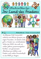 Vorschau - Arbeitsblätter - Frieden & Zusammenhalt - Lese- & Abschreibkartei - Vereinfachte Ausgangsschrift - Seite 1