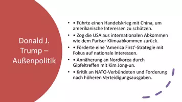Vorschau - Präsentationen/Tafelbilder - Die fünf wichtigsten US-Präsidenten – Präsentation und Analyse der politischen Auswirkungen - Seite 3