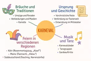 Vorschau - Arbeitsblätter - Lernposter + Arbeitsblatt "Karneval" + Onlineübung & MP3 + Mindmap + Infografik - Seite 3