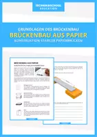 Vorschau - Arbeitsblätter - Technik - Brückenbau aus Papier - Deckblatt