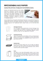 Vorschau - Arbeitsblätter - Technik - Brückenbau aus Papier - Seite 2