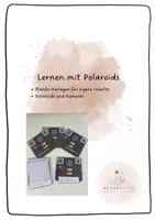 Vorschau - Mal- und Bastelvorlagen - Lernen mit Polaroids Blanko Vorlagen - Deckblatt