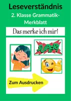 Vorschau - Arbeitsblätter - Meine Grammatik - Merkblätter - Deckblatt