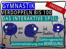 Vorschau - Stundenentwürfe - Bewegtes Kopfrechnen: Gymnastik - Verdoppeln im ZR bis 100 - Seite 2