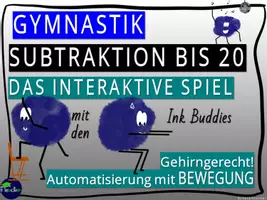 Vorschau - Stundenentwürfe - Bewegtes Kopfrechnen: Gymnastik - Subtraktion bis 20 - Seite 2