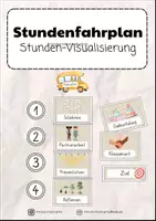 Vorschau - Poster - Stundentransparenz - Visualisierung Stundenfahrplan - Deckblatt