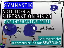 Vorschau - Stundenentwürfe - XL Materialpaket: 9 x Bewegtes Kopfrechnen zur Addition und Subtraktion im ZR 20 #gehirngerechtesAutomatisieren - Seite 3