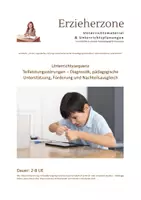Vorschau - Stundenentwürfe - Teilleistungsstörungen – Diagnostik, pädagogische Unterstützung, Förderung und Nachteilsausgleich, 2-8 UE, Lernfeld 6: „Kinder, Jugendliche und junge Erwachsene bei der Bewältigung besonderer Lebenssituationen unterstützen“ - Deckblatt