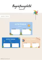 Vorschau - Anderer Materialtyp - Materialpaket digitale Begrüßungsbilder - Seite 1