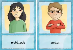 Vorschau - Bildkarten - Gefühle Bildkarten - Seite 2