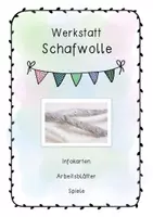 Vorschau - Arbeitsblätter - Werkstatt Schafwolle - Deckblatt