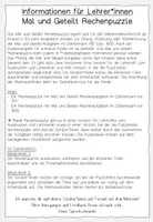 Vorschau - Stationenlernen - Rechenpuzzle-Bundle Mal & Geteilt - Seite 2