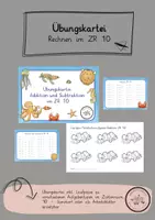 Vorschau - Stationenlernen - ZR 10: Übungskartei - Deckblatt