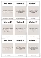 Vorschau - Aufgabenkarten - Fast Food: What am I? - Cards (Englisch) - Seite 3