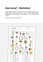 Vorschau - Arbeitsblätter - Lucky Symbols: How many? – Worksheet (Englisch) - Seite 1