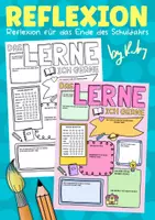 Vorschau - Arbeitsblätter - Das Lerne Ich gerne - Reflexion : Steckbrief für das Schuljahresende - Deckblatt