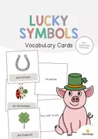 Vorschau - Mal- und Bastelvorlagen - Lucky Symbols: Vocabulary Cards (Englisch) - Deckblatt