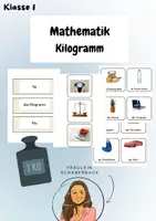 Vorschau - Spiele - Mathematik: Kilogramm - Arbeitsblätter für Klasse 1 - Deckblatt