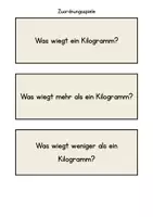 Vorschau - Spiele - Mathematik: Kilogramm - Arbeitsblätter für Klasse 1 - Seite 3