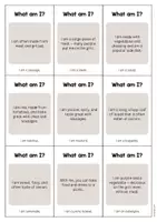 Vorschau - Aufgabenkarten - Barbecue & Picnic: What am I? - Cards (Englisch) - Seite 3