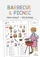 Vorschau - Arbeitsblätter - Barbecue & Picnic: How many? – Worksheet (Englisch) - Deckblatt