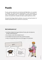 Vorschau - Stationenlernen - Barbecue & Picnic: Puzzle (Englisch) - Seite 1