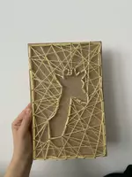 Vorschau - Mal- und Bastelvorlagen - Nagelbrett-Kunst (String Art): Vorlagen & Anleitung für kreative Fadenbilder - Deckblatt