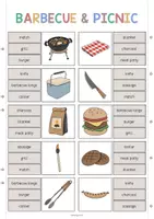 Vorschau - Stationenlernen - Barbecue & Picnic: Clip Cards / Klammerkarten (Englisch) - Seite 2