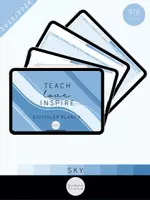 Vorschau - Anderer Materialtyp - Digitaler Lehreplaner / Kalender 2025/2026 - Sky - Deckblatt
