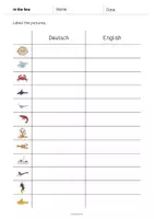 Vorschau - Arbeitsblätter - In the Sea: Vocabulary Worksheet 3 (Englisch) - Seite 3