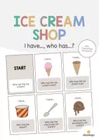 Vorschau - Mal- und Bastelvorlagen - ICE CREAM SHOP: XXL Materialpaket für den Englischunterricht (in der Eisdiele) - Seite 1