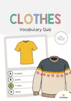 Vorschau - Mal- und Bastelvorlagen - VOCABULARY QUIZ: XXL Paket für den Englischunterricht - Seite 1