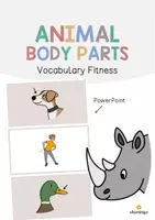 Vorschau - Spiele - Animal Body Parts: Vocabulary Fitness (Englisch) - Deckblatt