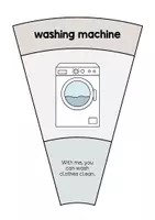 Vorschau - Stationenlernen - Laundry Room: Matching Circle (Englisch) - Seite 3