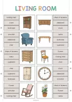 Vorschau - Stationenlernen - Living Room: Clip Cards / Klammerkarten (Englisch) - Seite 3