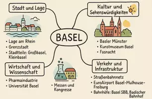 Vorschau - Arbeitsblätter - Arbeitsblatt zum Thema "Basel" + Onlineübung & MP3 + Mindmap + Infografik - Seite 2