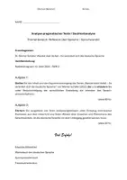 Vorschau - Klassenarbeiten - Klausur Sachtextanalyse_Analyse pragmatischer Texte Sprachwandel_Anglizismen - Seite 2