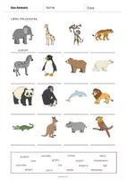Vorschau - Arbeitsblätter - Zoo Animals: Vocabulary Worksheet 1 (Englisch) - Seite 3